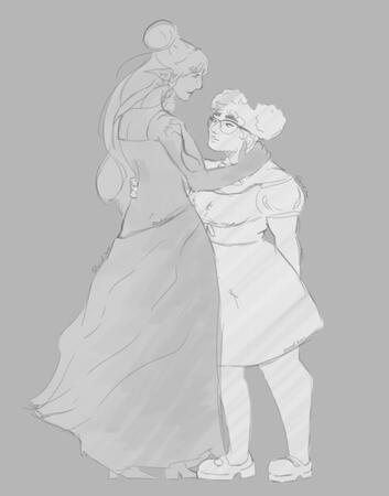 Couple Sketch - $30
