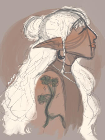 Colored Sketch - $23